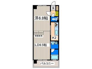 メゾン・ブランシュ・ナガサカの物件間取画像